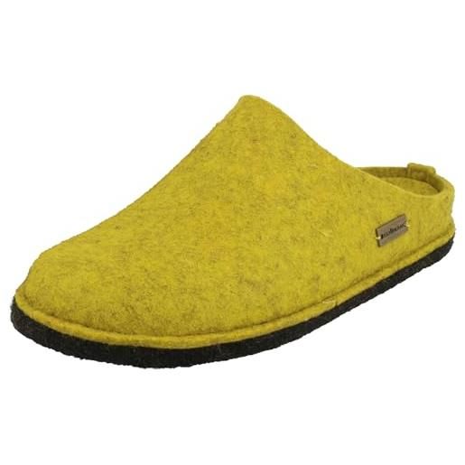HAFLINGER Pantofole FRANZL KARDINAL Feltro Di Lana Cotta Fondo Gomma Viola Fuxia Tirolese