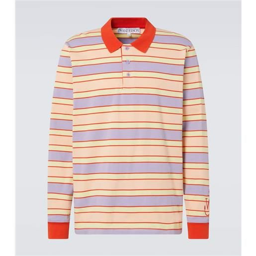 JW Anderson polo in cotone a righe