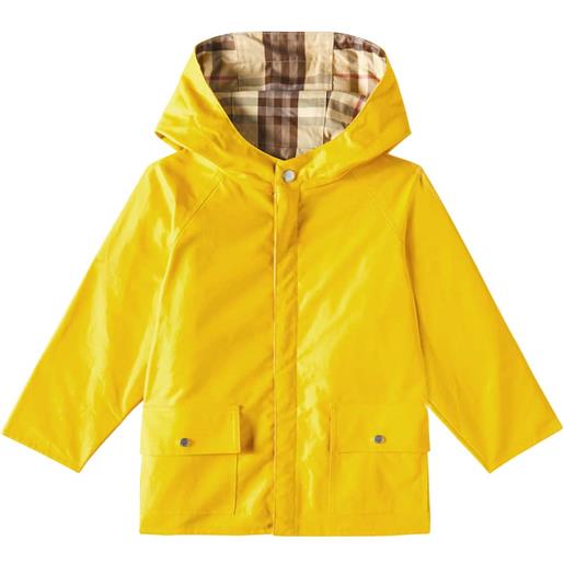 Burberry Kids impermeabile reversibile in cotone burberry check