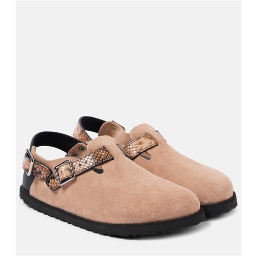 Birkenstock 1774 mules tokio in suede stampato