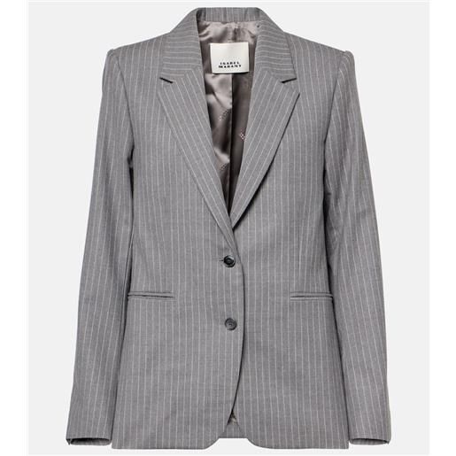 Isabel Marant blazer reva in lana a righe