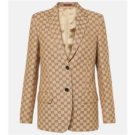 Gucci blazer in canvas gg
