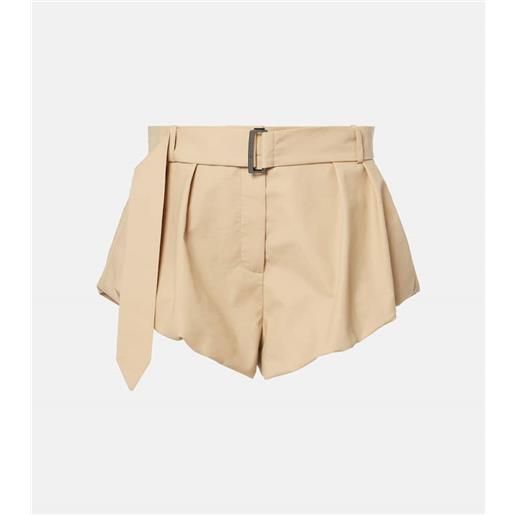 Magda Butrym shorts in twill di misto cotone