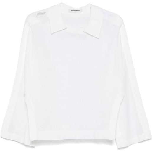 Henrik Vibskov blusa disassemble - bianco