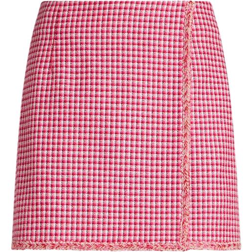 ETRO minigonna a quadretti - rosso