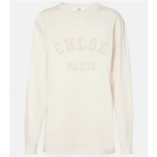 Chloe chloã© felpa in cotone