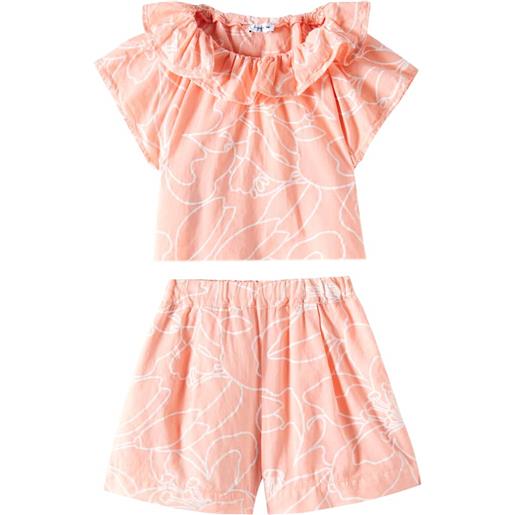 Il Gufo baby - top e shorts in cotone