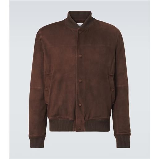 Gabriela Hearst bomber greg in suede