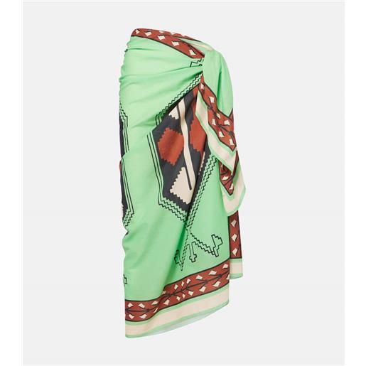 Johanna Ortiz pareo in cotone con stampa