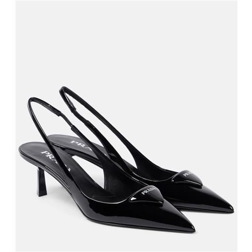 Prada pumps slingback in vernice