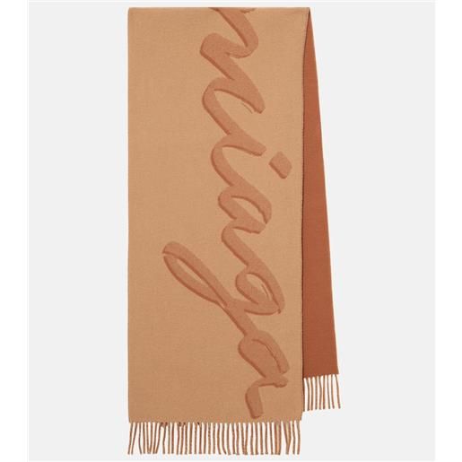 Balenciaga sciarpa in lana e cashmere