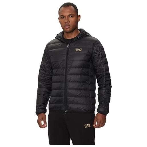 EA7 emporio armani giubbotto piumino uomo down jacket 8npb24pngpz 8058997870740 - nero nero argento 1200