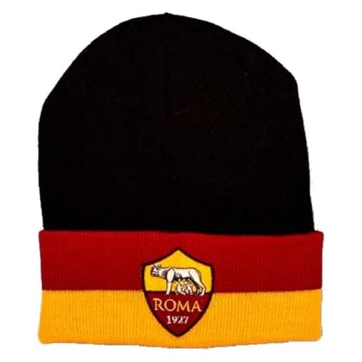 Generico berretto invernale cuffia roma calcio giallo rosso nero | tifosi giallorossi ps 10955