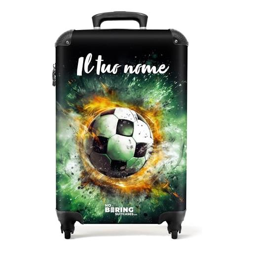 Valigia Per Bambini NoBoringSuitcases.com - Trolley 10 Kg, 55x40x20 Cm, Personalizzabile (Design Footballeur) - Foto 11