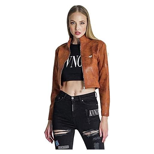 Gianni Kavanagh camel lucifer jacket giacca, cammello, xl donna