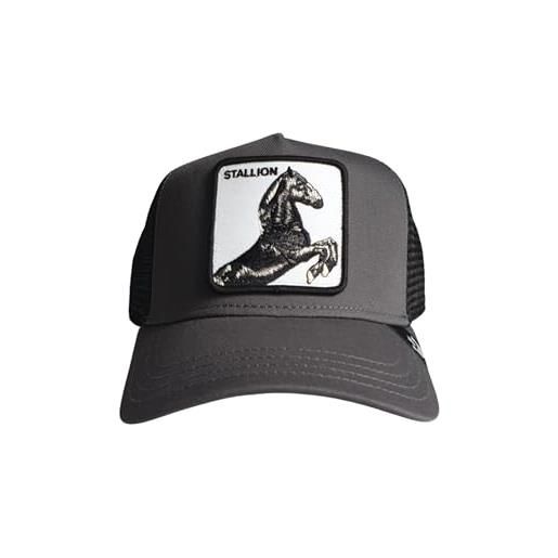 Goorin Bros. cappello stallion 101-0393 con visiera sintetico grigio taglia unica