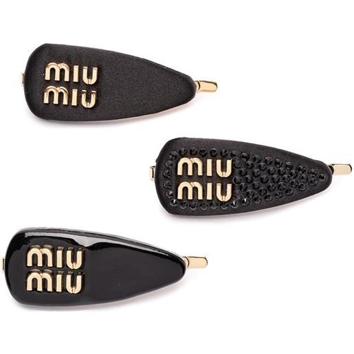Miu Miu set of hair clips