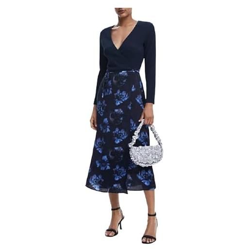 Desigual vest_filadelfia, 5001 marino, s, blu, s