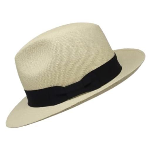 Gamboa originale capello panama di paglia grado di protezione 7-8 uomo donna fedora cappello da sole in paglia toquilla