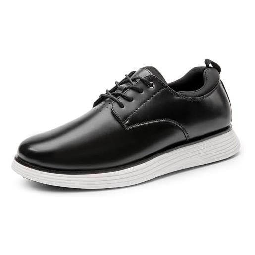 Bruno Marc scarpe uomo eleganti classiche stringate derby oxford vintage leggere sportive scarpe uomo, size 44, nero, sbox2412m