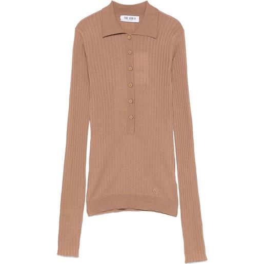 The Attico polo a coste - marrone