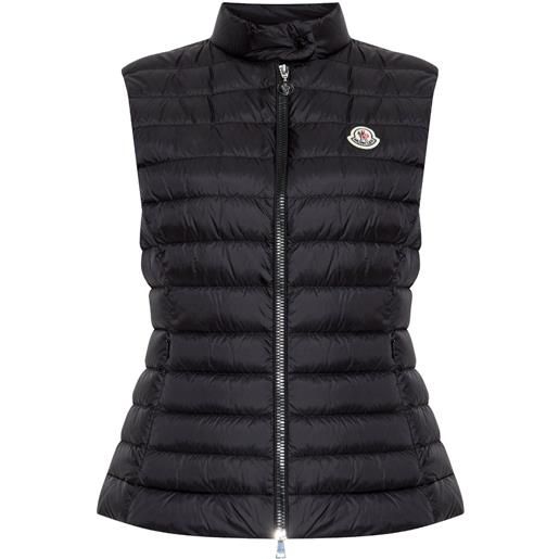 Moncler gilet igens trapuntato - nero