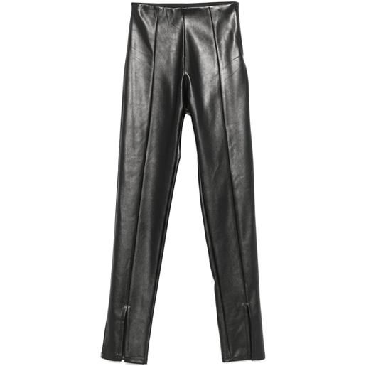 Alchemy leggings in pelle cruelty-free Alchemy x lia aram - nero