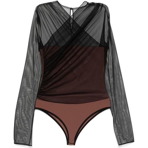 Nensi Dojaka body in rete - nero