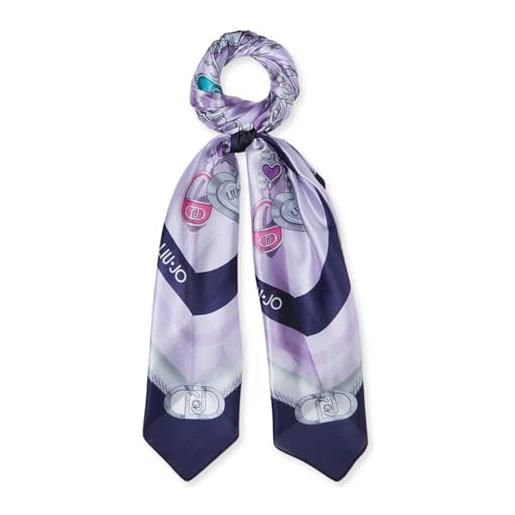 Liu Jo Jeans liu jo ecs foulard love charm blu 93933 deep blue 120x120