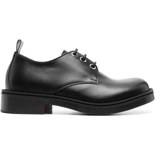 Alexander McQueen derby goffrate - nero