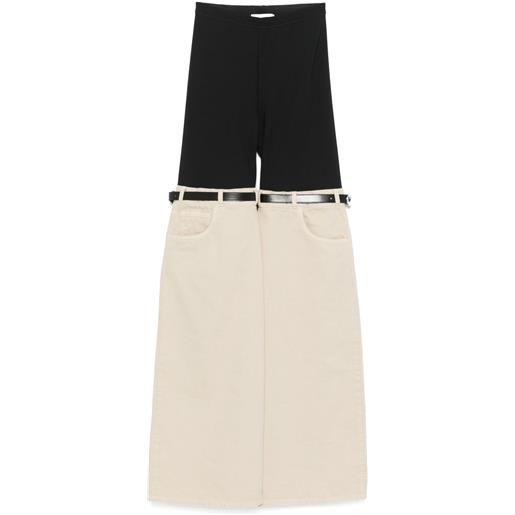 Coperni jeans hybrid - nero