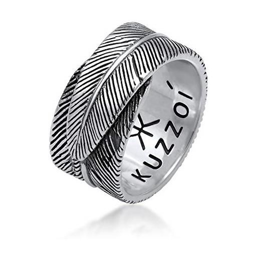 Kerraom Anello Drago in Argento S925 Regolabile - Anelli Stile Vintage Cinese Gioiello Punk per Donna, Regalo Compleanno Animale Retrò con Apertura Aperta