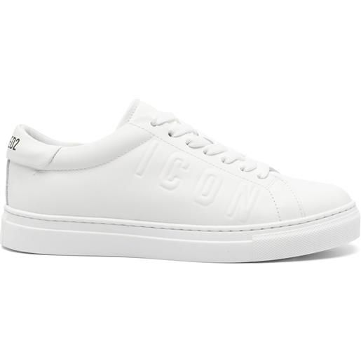 DSQUARED2 sneakers cassetta - bianco