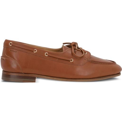 Bally mocassini da barca plume - marrone