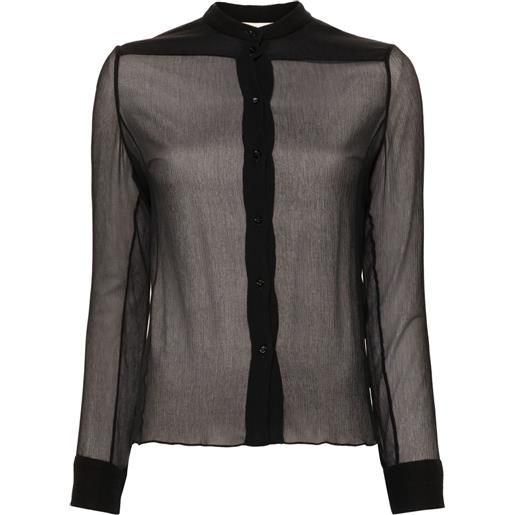 Chloé camicia in chiffon - blu