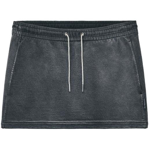 Alexander Wang minigonna con coulisse - grigio