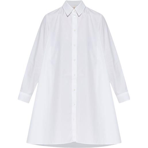 Marni chemisier con ricamo - bianco