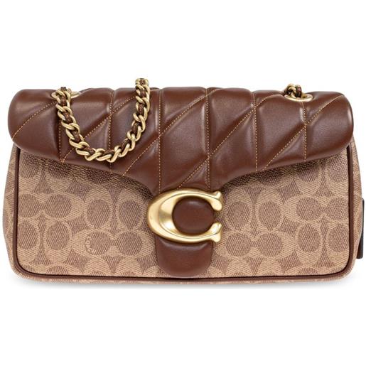 Coach borsa a spalla tabby - marrone