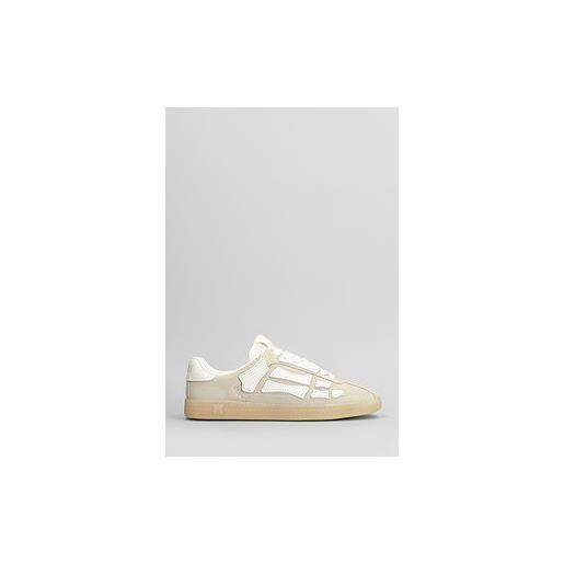 Amiri sneakers pacific bones in camoscio beige