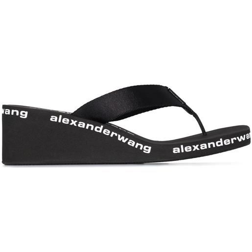 Alexander Wang infradito con stampa - nero