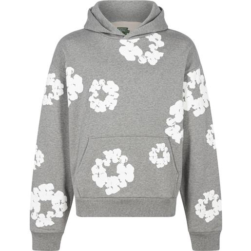 Denim Tears felpa con cappuccio - grigio