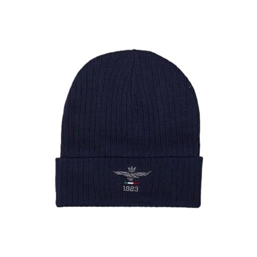 Aeronautica Militare berretto cuffia cu070, da uomo, cappellino (it, testo, m, blu)
