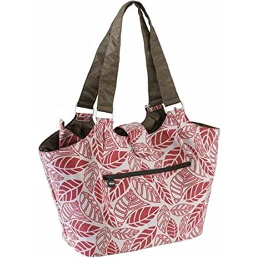 CHICCO borsa shopper rosso/marrone