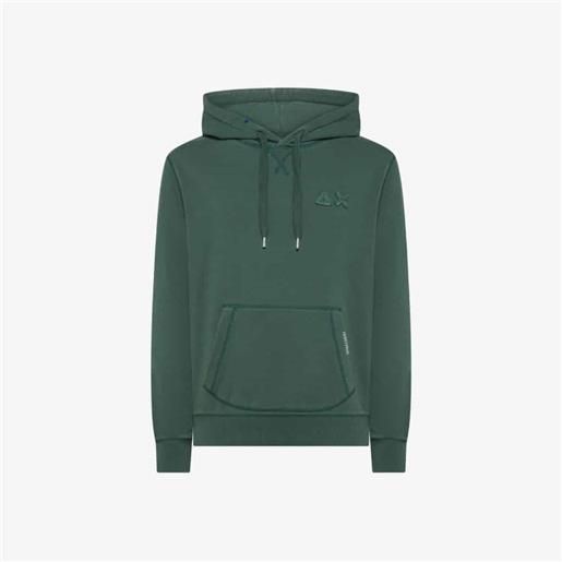 Sun68 - felpa cappuccio vintage cotton