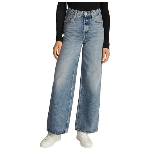 Tommy Hilfiger donna jeans wide leg sam gamba larga, blu (sam), 32w/30l