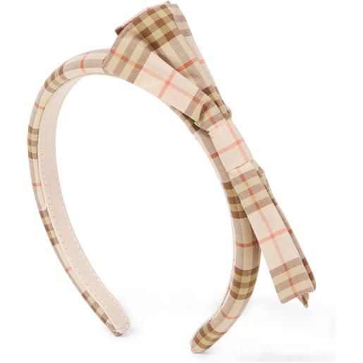Burberry Kids cerchietto burberry check