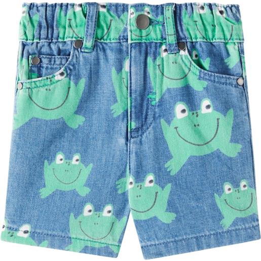 Stella McCartney Kids baby - shorts di jeans con stampa