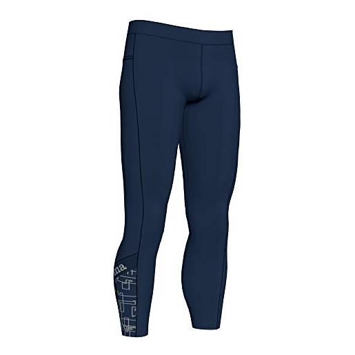 Joma 101925.331.4xs-3xs calzamaglia lunga da corsa, elite viii, marino