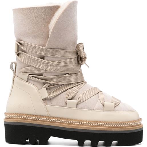 Hogan stivali h675 - toni neutri