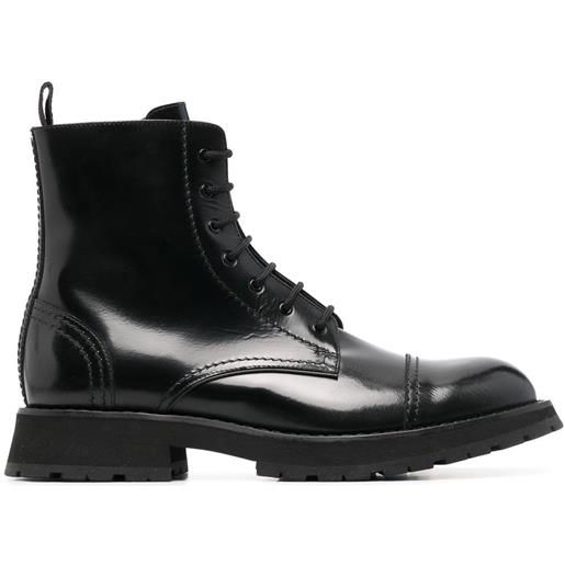 Alexander McQueen stivaletti - nero